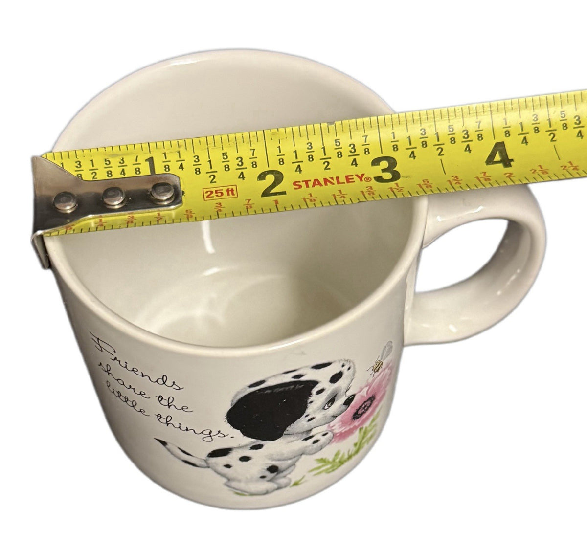 Friends Share The Little Things Puppy Mug 8 oz by Bill & Judy Morehead-Cute Gift