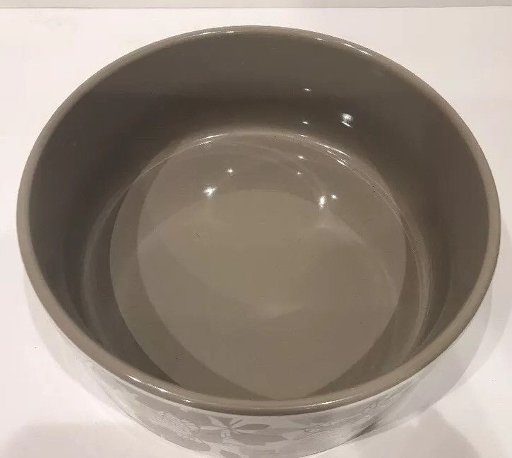 Signature Housewares JUNGLE Casserole Room Creative Brown Interior Dish 7 5/8" D