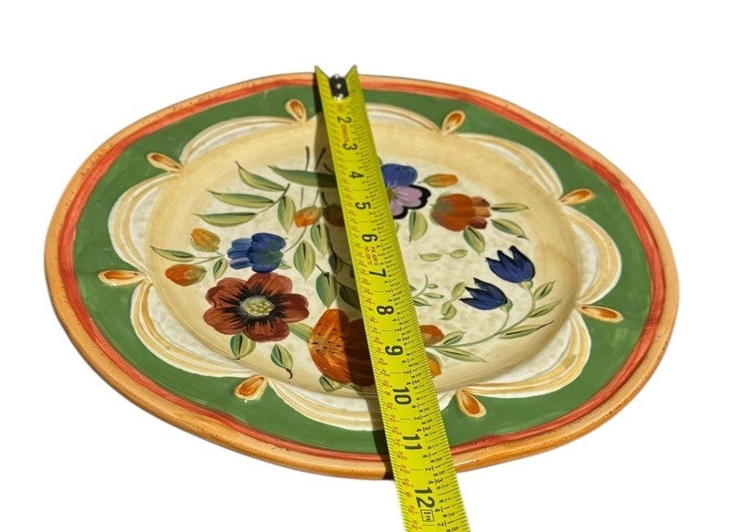 Certified International Pamela Gladding Wildflowers 11.5" Plates Set 2