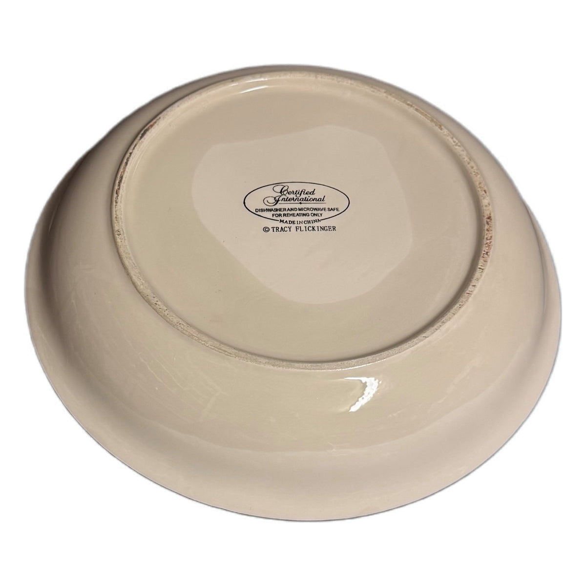 Set of 3 Certified International Chef Bowls 9” Tracy Flickinger Red