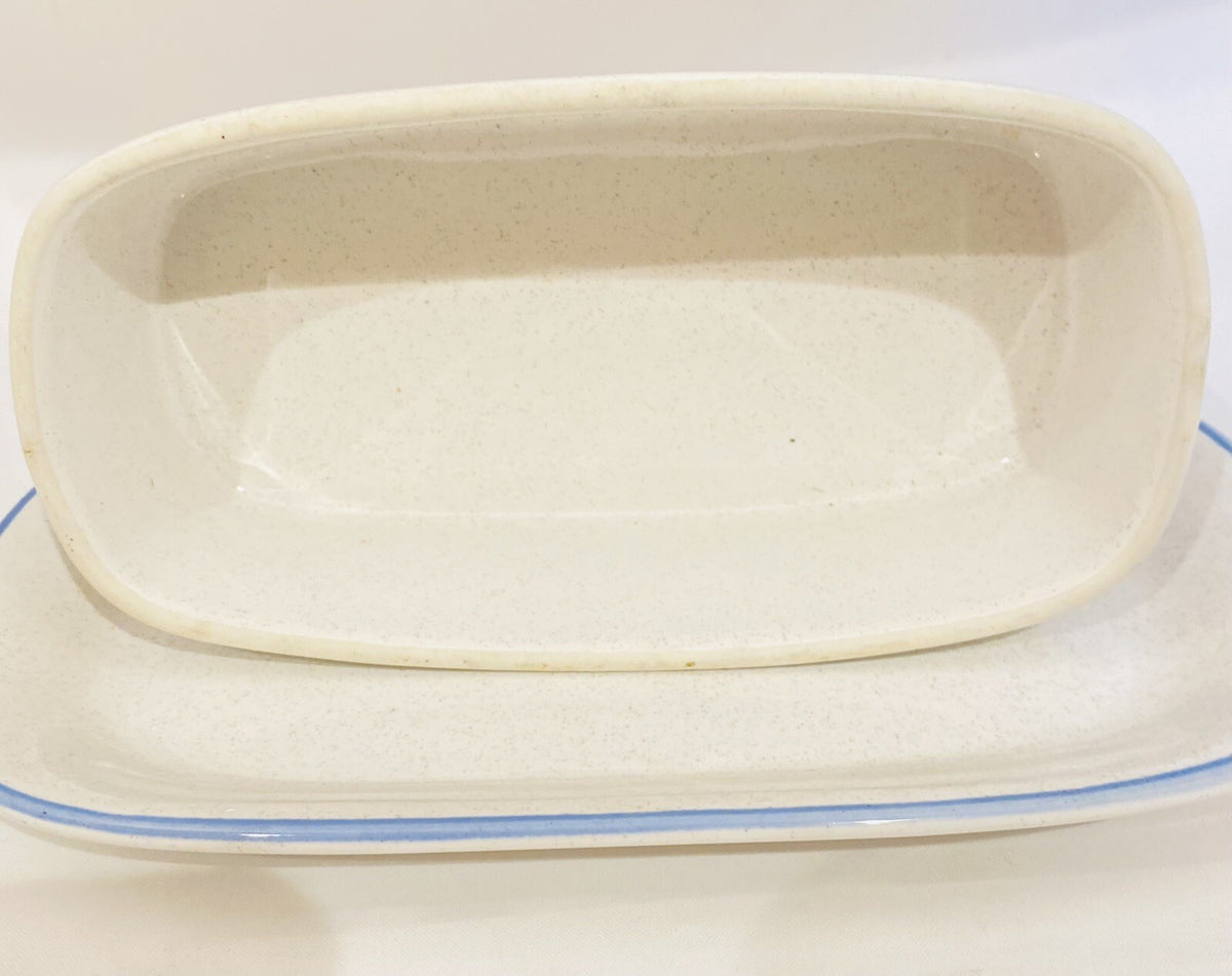 Savoir Vivre "LUSCIOUS" Covered Ceramic Butter Dish Japan JJ017 Oven To Table