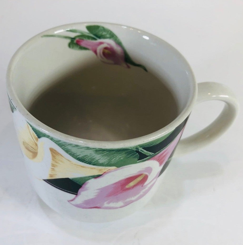 Tienshan Stoneware "CALLA LILIES" Oven to Table Dinnerware Collection # 2232