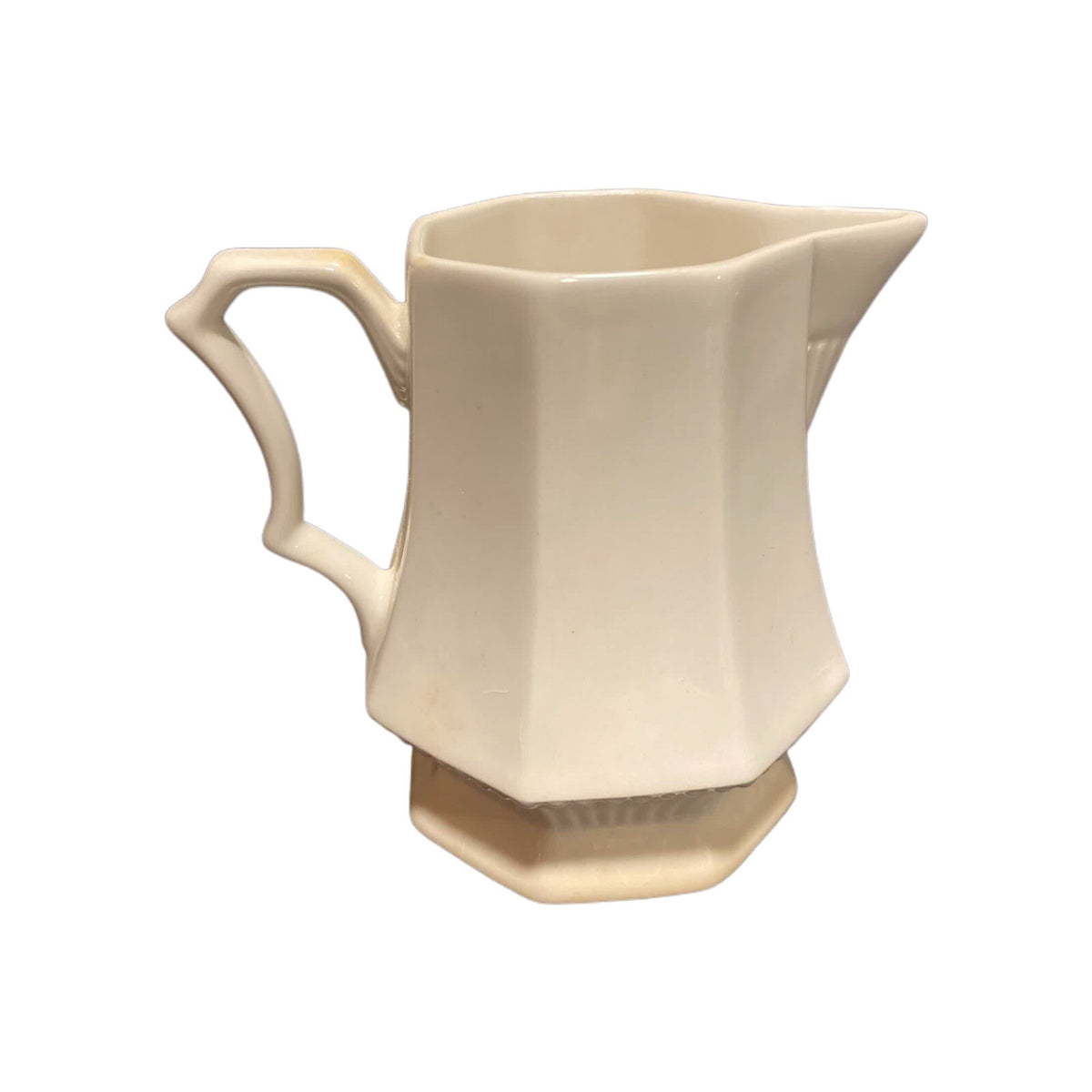 Independence Ironstone Interpace Creamer & Sugar Bowl No Lid Japan Octagonal