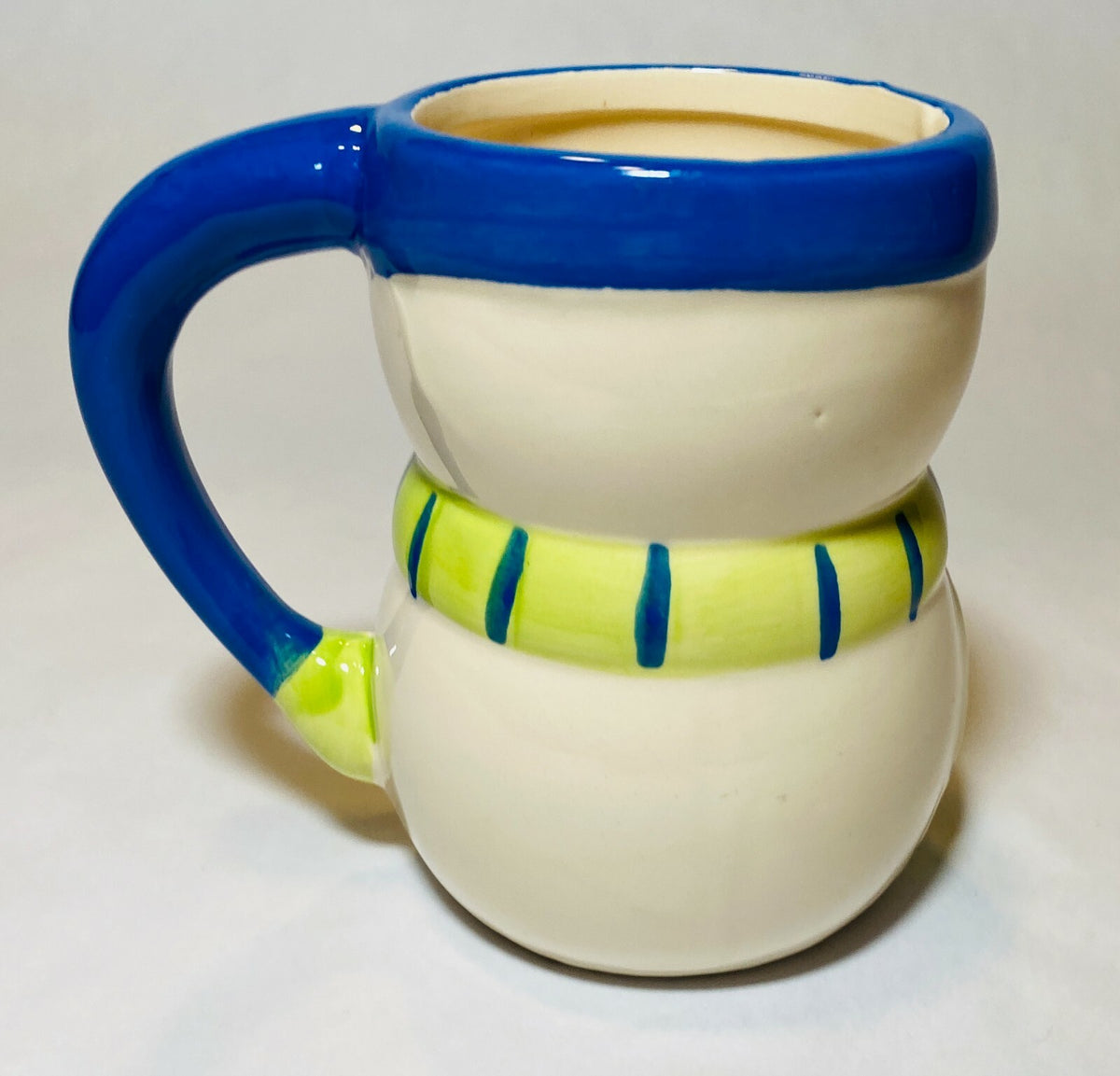 BAY ISLAND Snowman Ceramic Coffee Mug / Cup