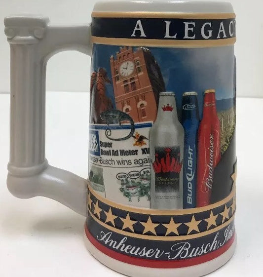 2007 Hand Crafted Stein For Anheuser Busch State ConventionBusch Family Series