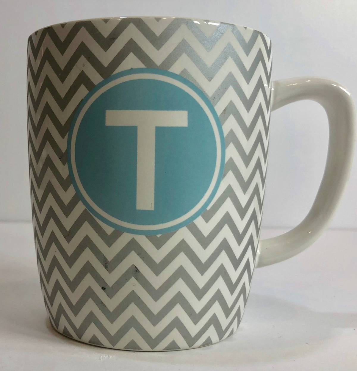 Target Stoneware Monogram Ceramic Coffee Cup Mug Personalized Letter Initial
