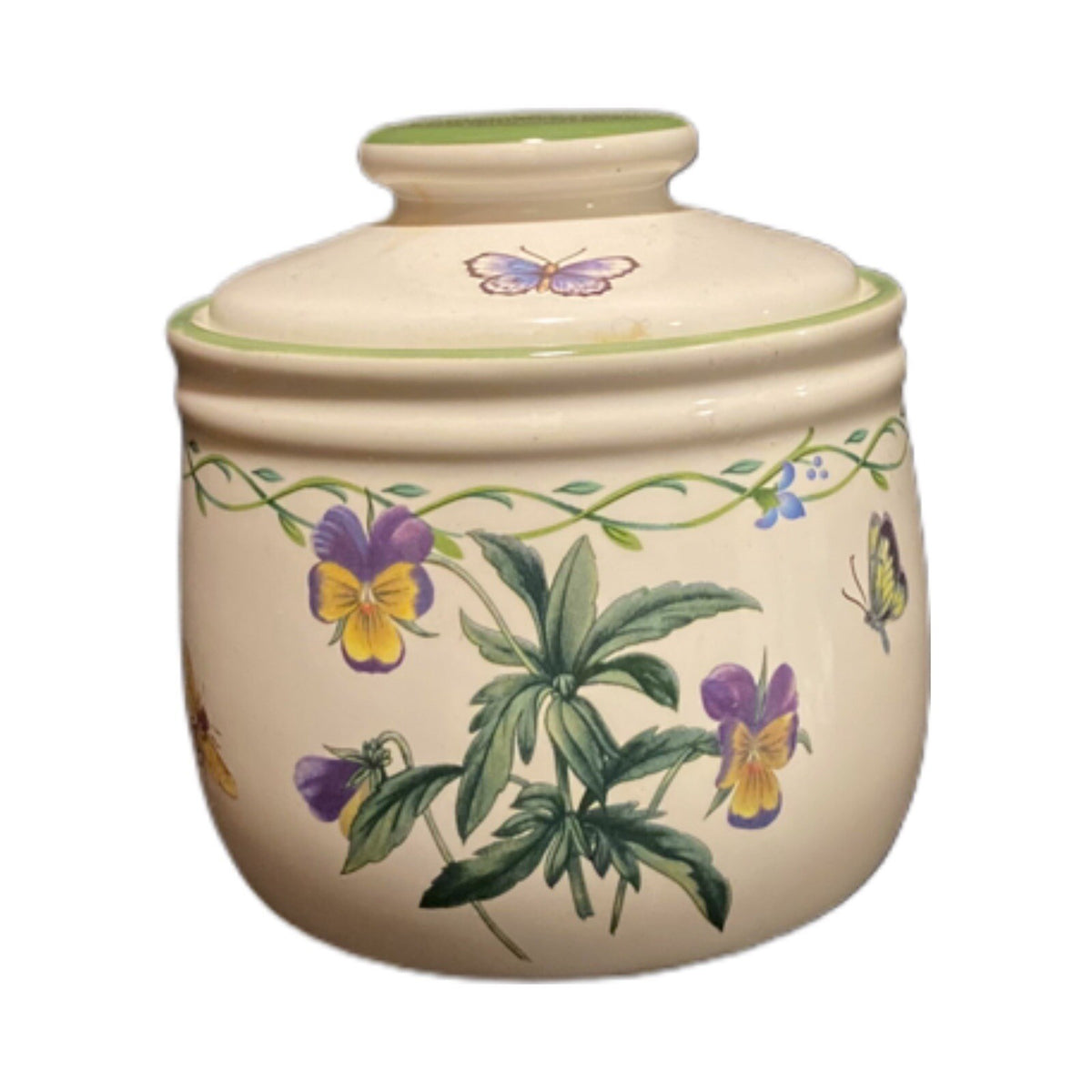 GARDEN BLOOM Studio Nova Mikasa Sugar & Creamer Flowers & Butterflies Set Y2372