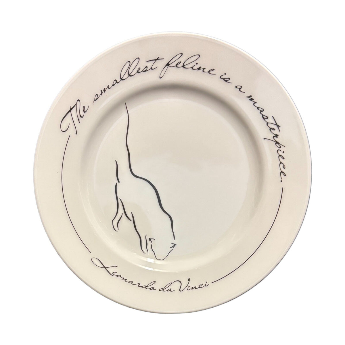 The Monkey and the Peddler 4 Salad Plates and 1 Bowl MINOU Cat Plates LIZ ROSE
