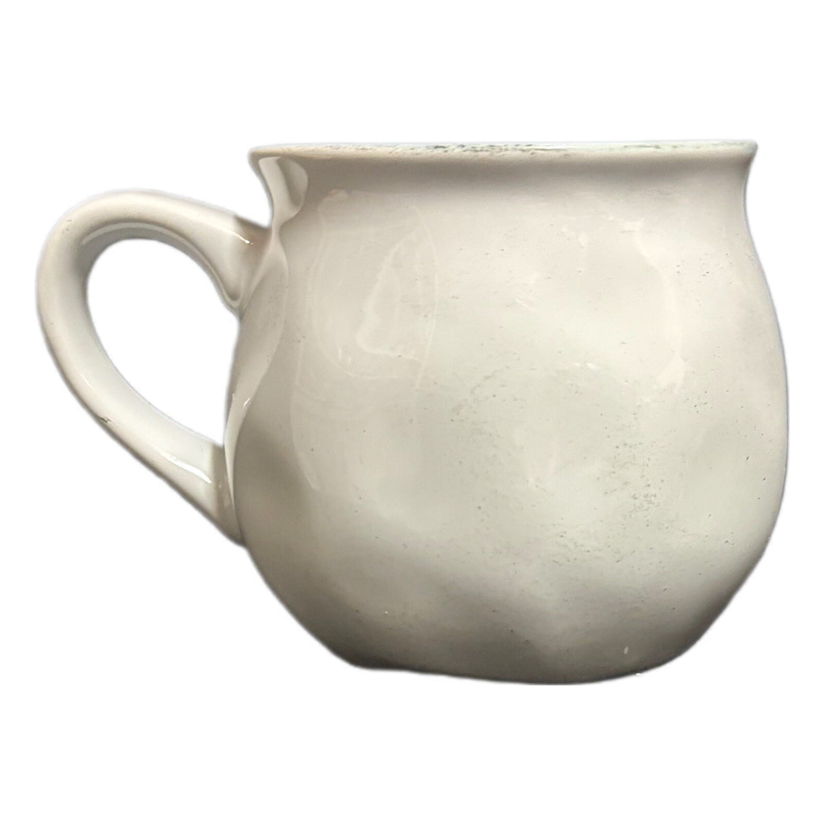 Threshold Mug HAPPY SPRING Coffee Tea Cup Target Stoneware White Gold Blue