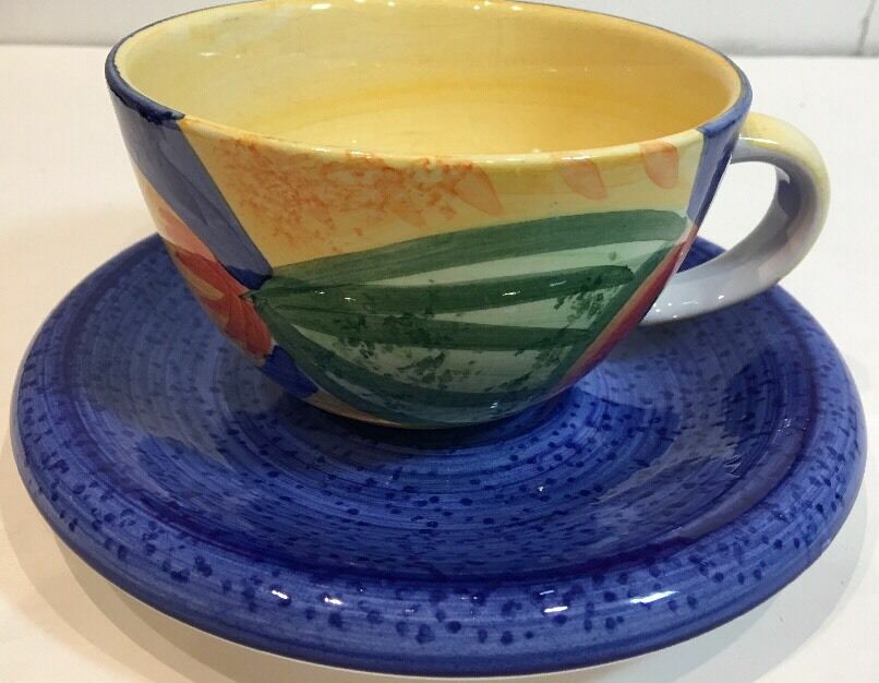 Bella Ceramica Gone Fishing - Magnolia-Hand-Painted Dinnerware Collection