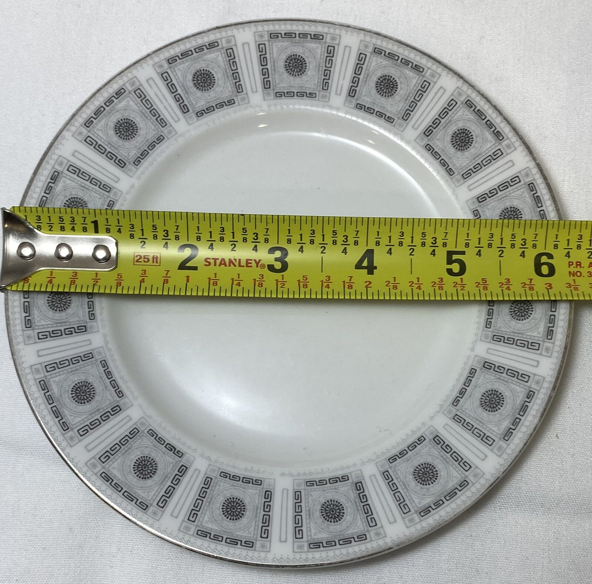 Vintage & Rare Norleans "APOLLO" Fine China Geometric Design Bread Butter Plate