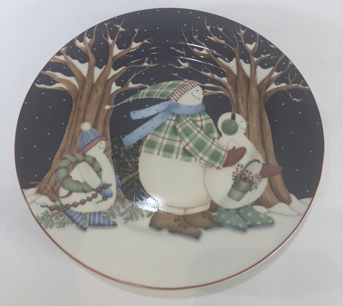 Debbie Mumm Winter Wonders Salad/Dessert Plate Zak Designs Dinnerware Collection