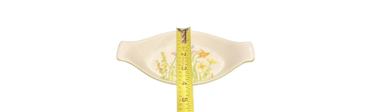 Seymour Manning DAY LILY Set of 4 Baking Dishes Au Gratin Fine China Floral