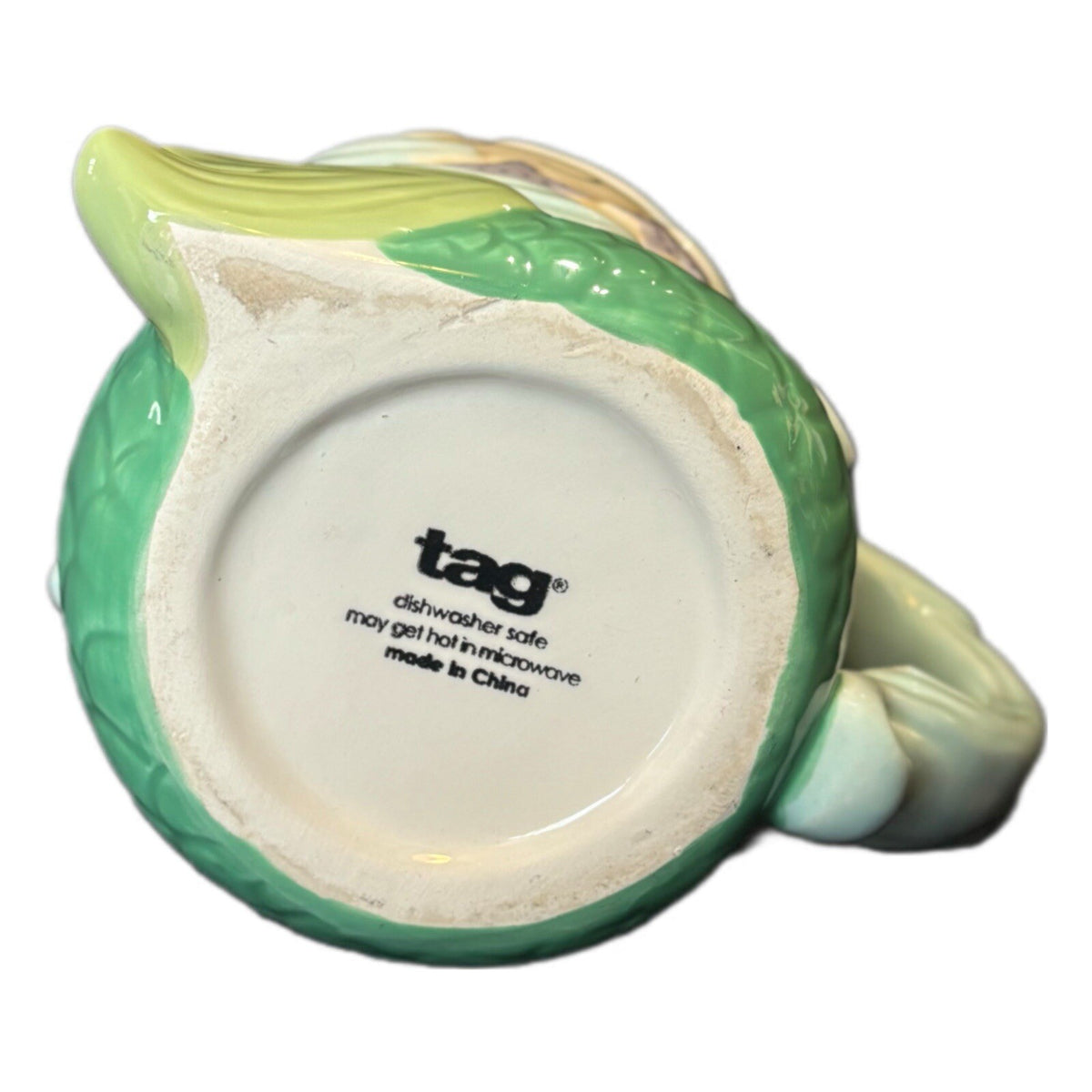 TAG Mug 3D Seafoam MERMAID Ceramic Coffee Tea Cup Mermaid Kisses Starfish Wishes