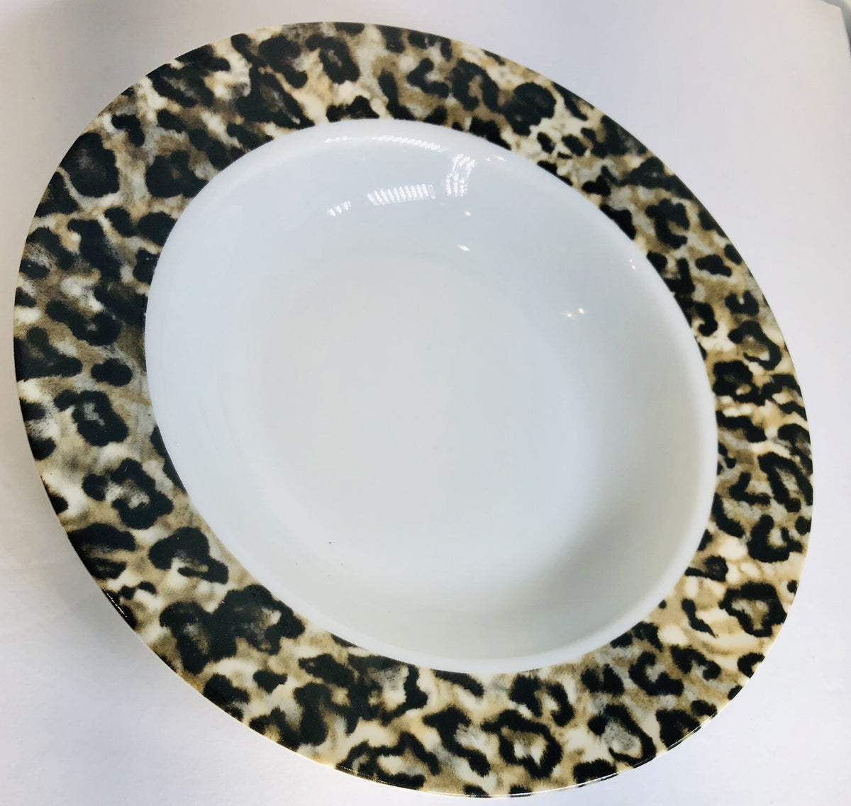 LEOPARD Tienshan Fine China Dinnerware Collection Animal Print Brown Tan Black