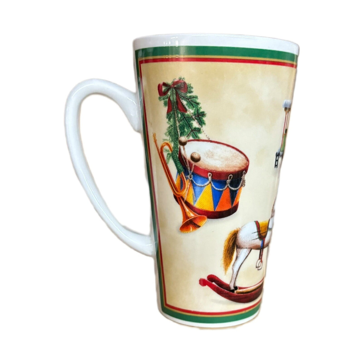 IHR Christmas Latte Mug IDEAL HOME RANGE Winter Coffee Tea Holiday Tall Cup