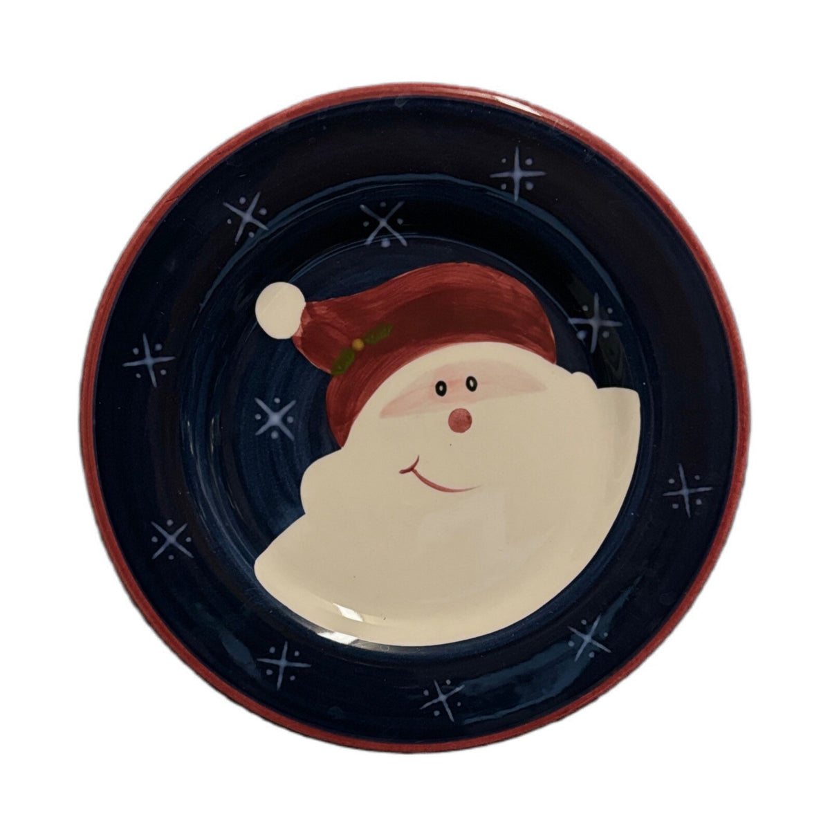 LAURIE GATES 4-Salad Plates The Cellar Christmas Twilight Collection Dessert