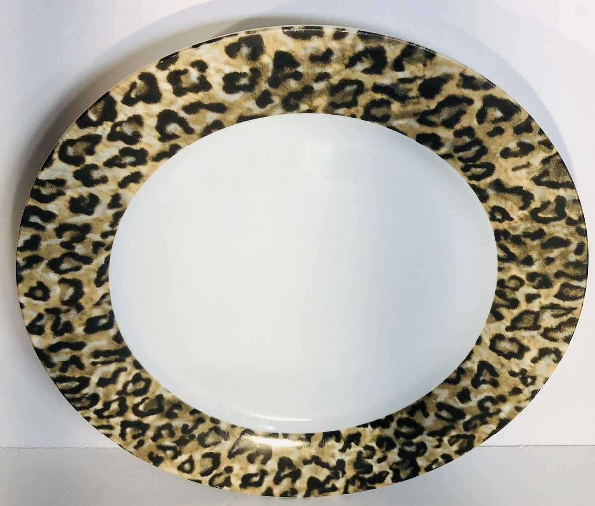 LEOPARD Tienshan Fine China Dinnerware Collection Animal Print Brown Tan Black