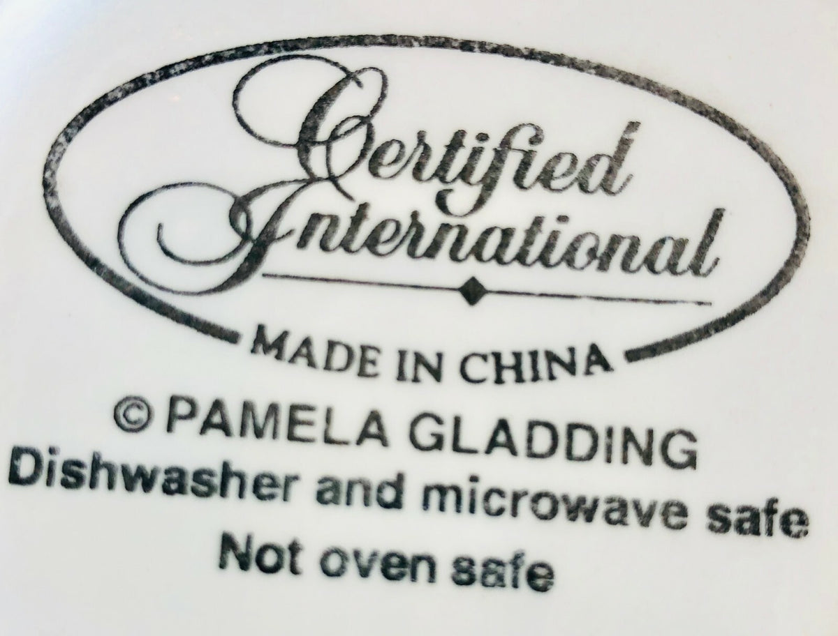 Pamela Gladding Certified International Lidded Cruet Collection 8 3/4”H