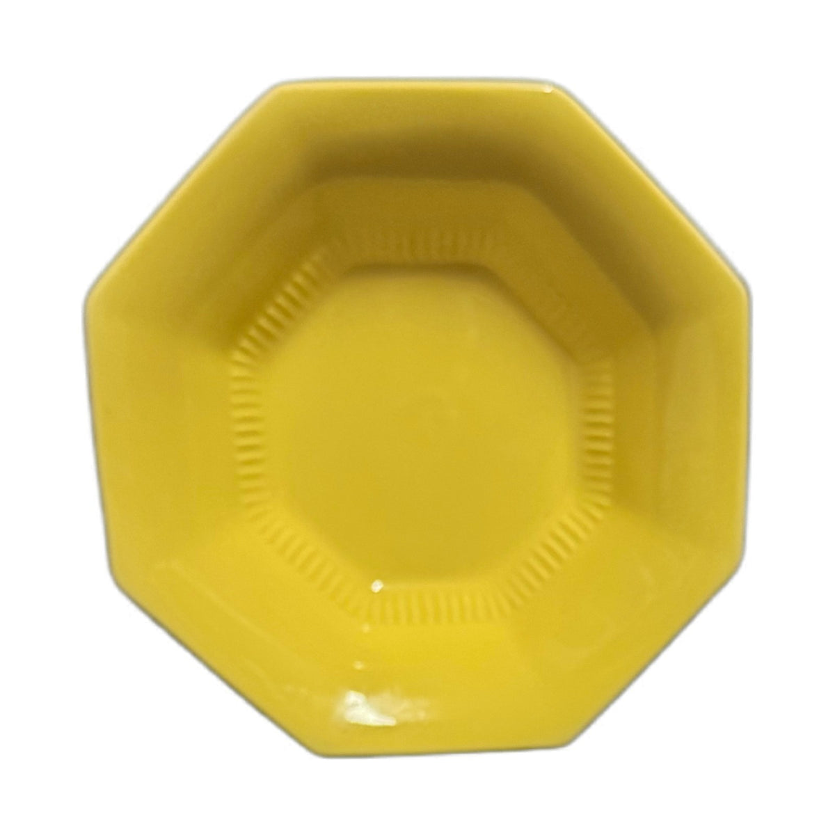 Nikko Daffodil Octagonal Soup Cereal Bowls Set of 4 6 7/8” Yellow Japan