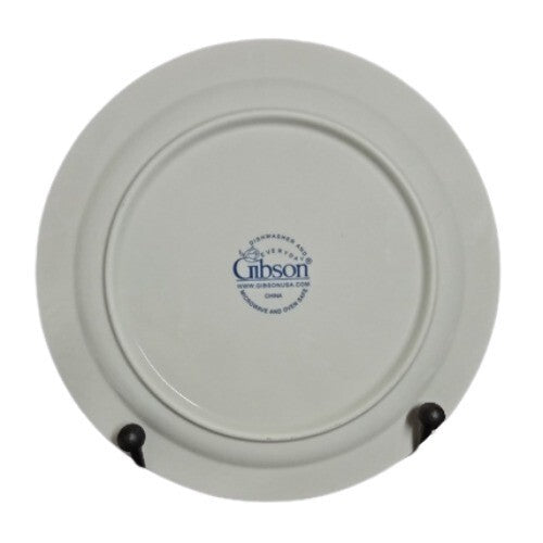 Gibson Designs COUNTRY ORCHARD Dinner Plate 9 ¾” D Fruit Rim