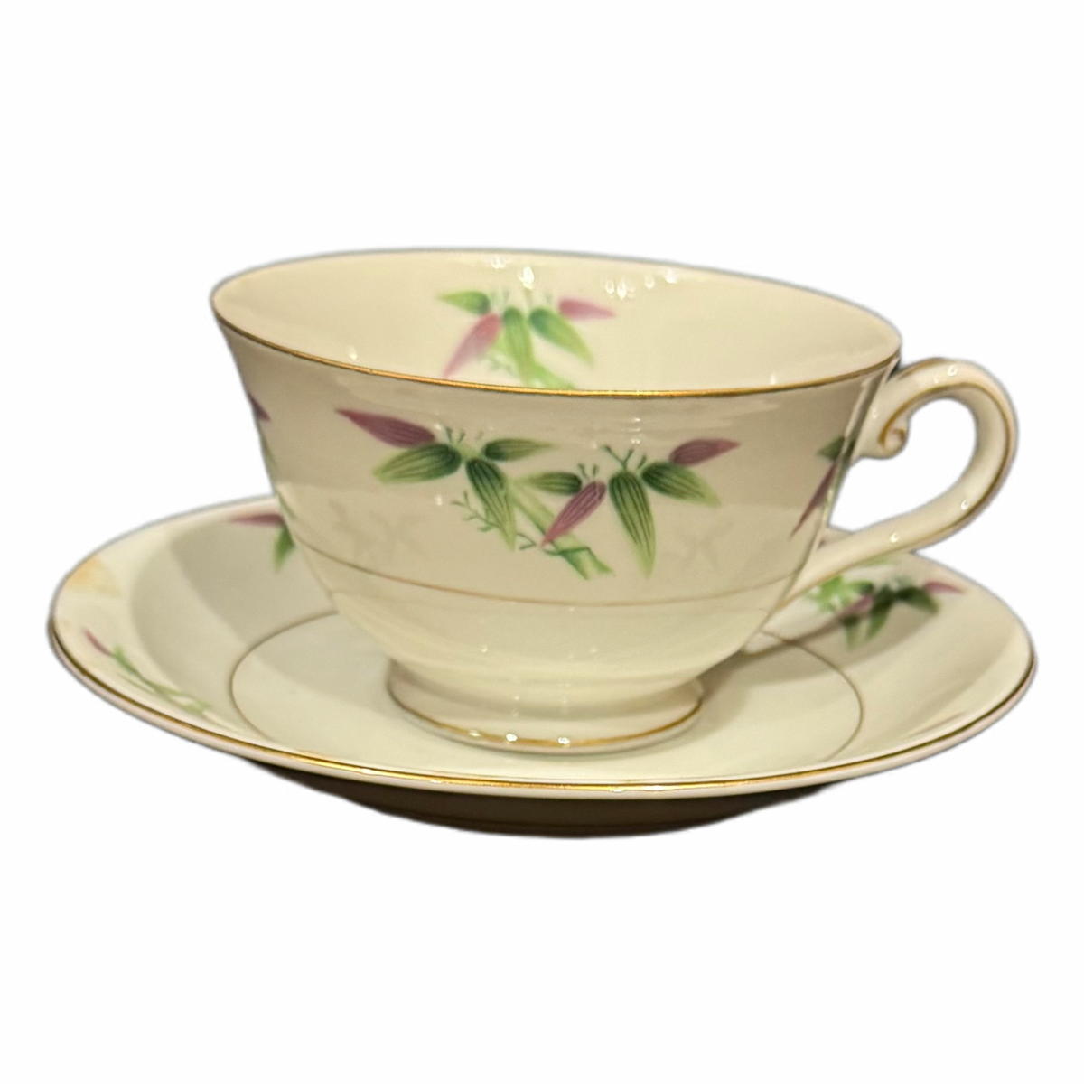 Vintage Harmony House Mandarin Cup & Saucer Set Fine China Japan