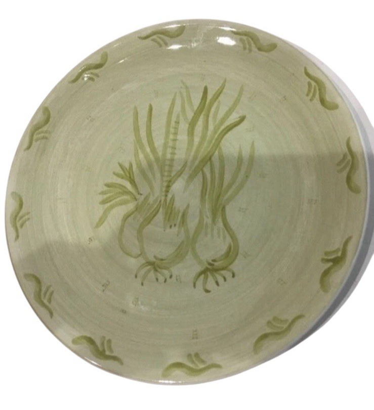 Trish Richman At Home Garden Vegetable Salad Plates Set of 4