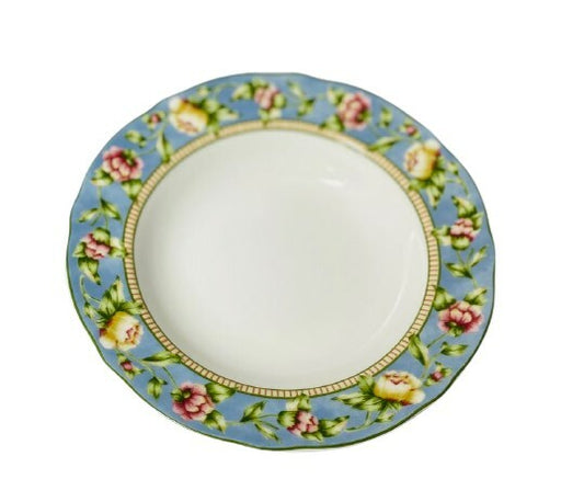 JESSICA McClintock 6-Rim Soup Bowls Westbury Court PTS Int’l Fine China 9 3/8" D