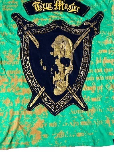 Mecca T-Shirt True Master Men Athletic Green Crew Neck L