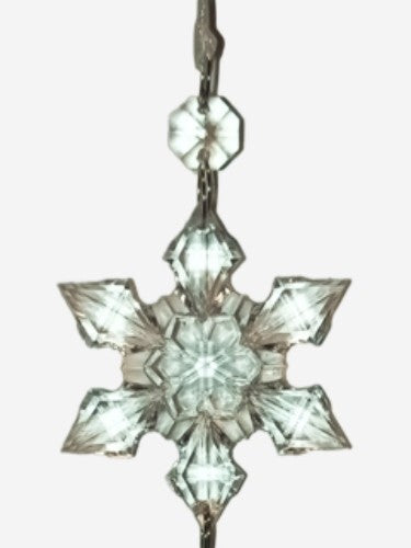 Snowflake Ornament Tree Window Winter Indoor Hanging Clear Acrylic Accessories
