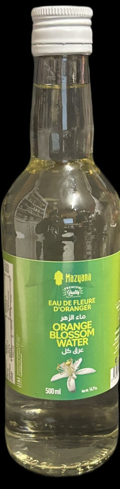 4-Premium Orange Blossom Water MAZYANA - 500ml | All-Natural Aromatic Essence