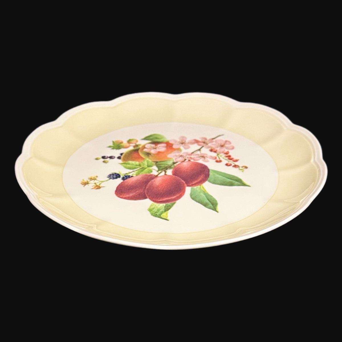 Lenox Plum Blossom Plates Set of 5 – Catherine McClung Orchard in Bloom 11” D
