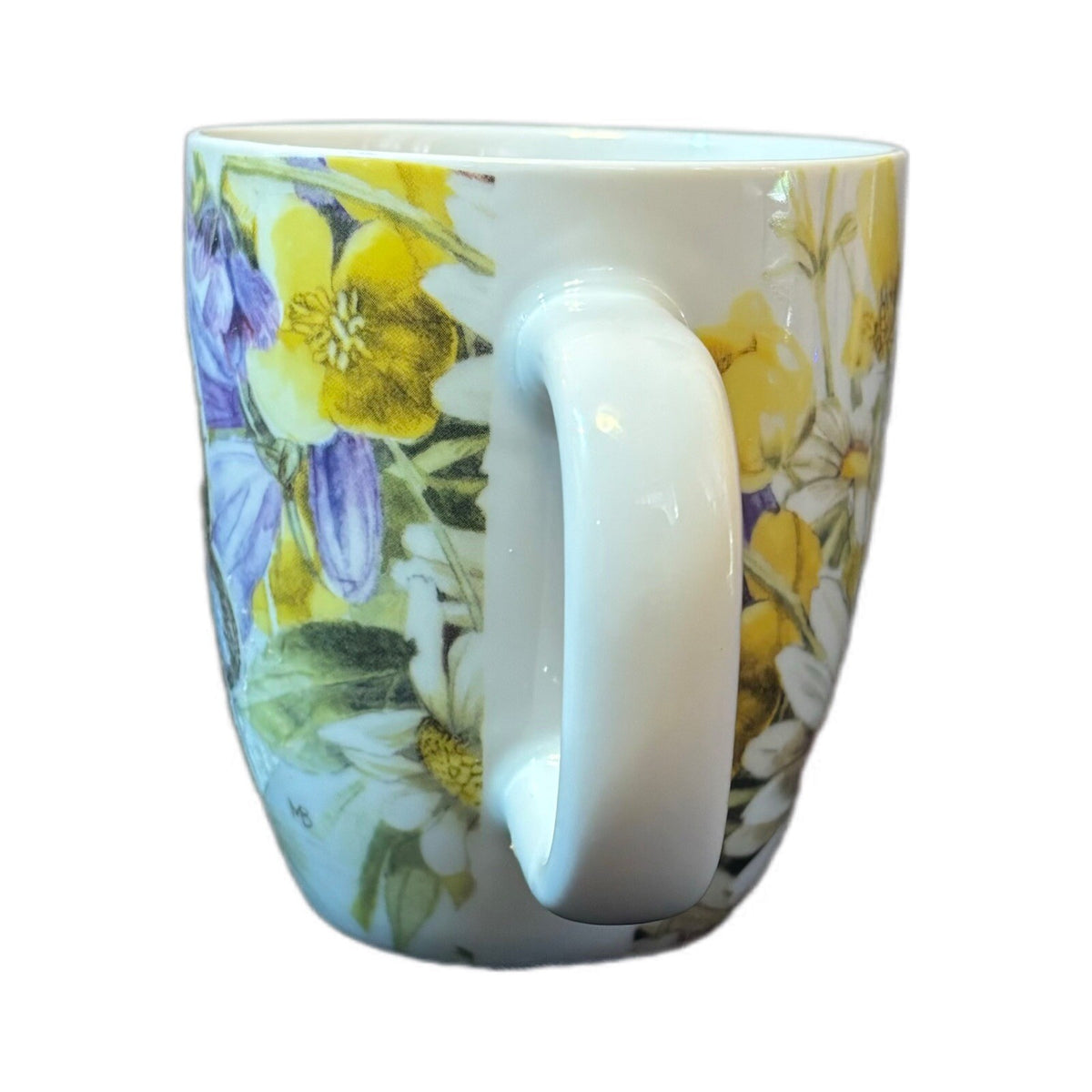 MARJOLEIN BASTIN Hallmark Mug Butterfly Flowers Lady Bug Ceramic Coffee Tea Cup