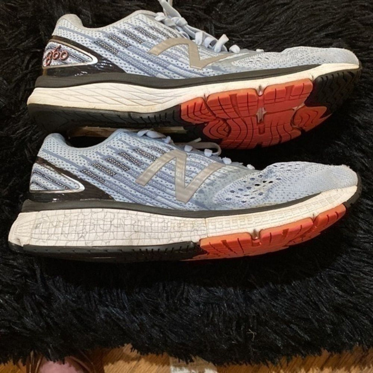 New Balance 860 V9 shoe woman running sneakers blue White Pink and black