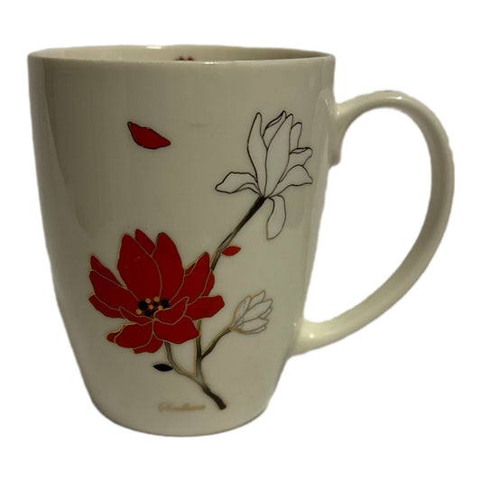 Korea Mug GOLDEN BELL New Bone China Signed Seolhwa ZN-Lee Gold Accent Floral