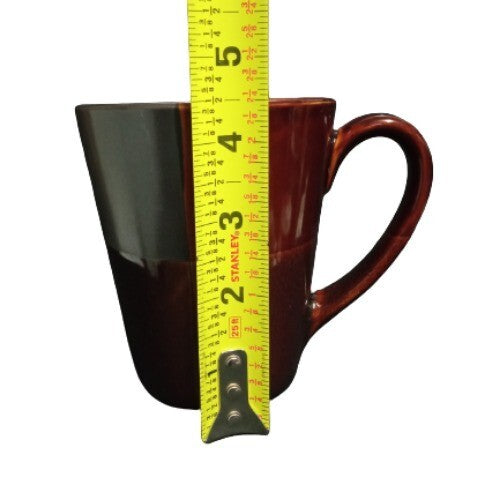 Gibson Designs CONVERGENCE 4-Mugs 16 Oz Elite Multicolor Blocks Coffee Tea Cups