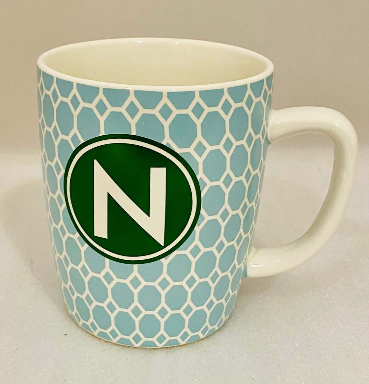 Target Stoneware Monogram Ceramic Coffee Cup Mug Personalized Letter Initial