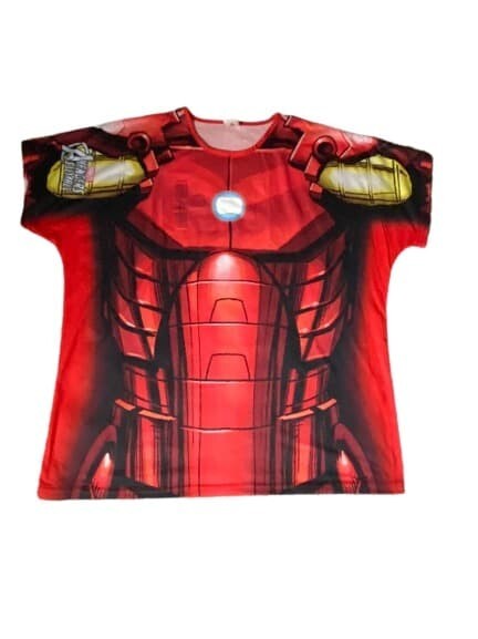 T-Shirt Iron Man Avenger Marvel Studios XL Man Red Boys Top