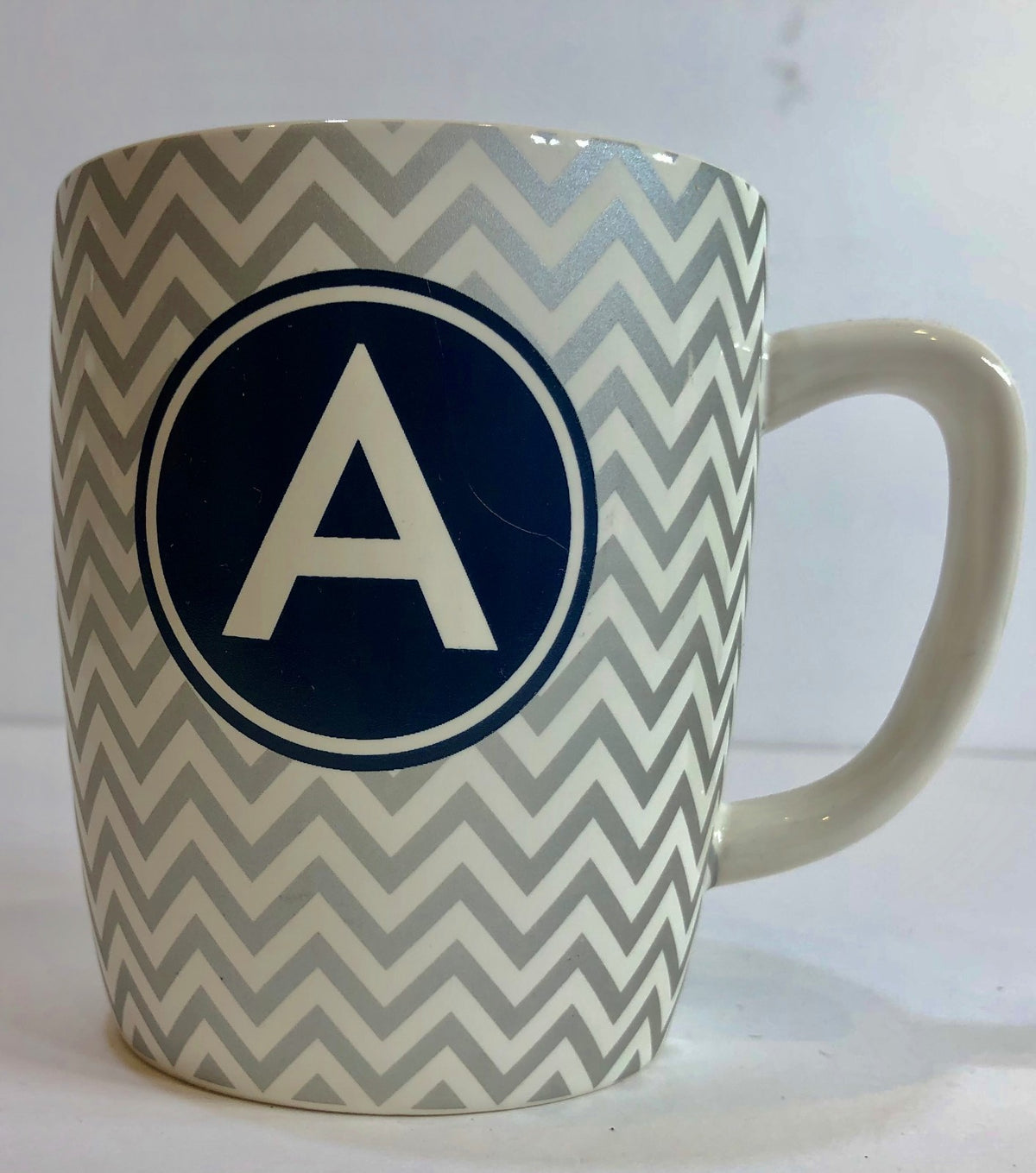 Target Stoneware Monogram Ceramic Coffee Cup Mug Personalized Letter Initial