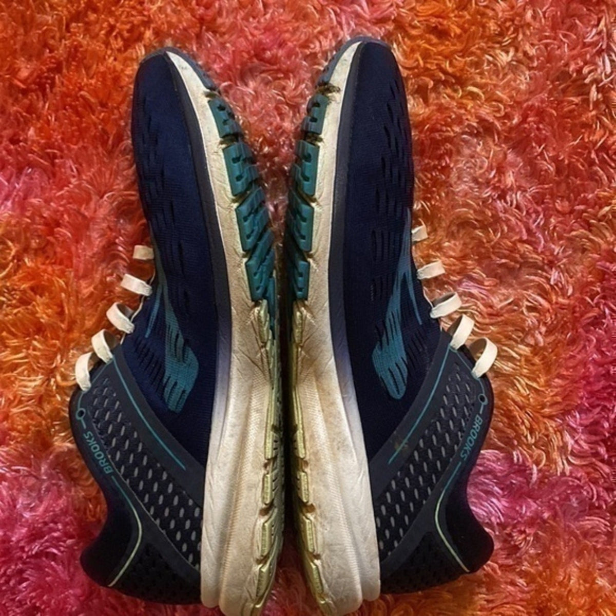 Ravenna Brooks Women Blue Sz. 11 Running Athletic Sneakers Classic 1202691D452