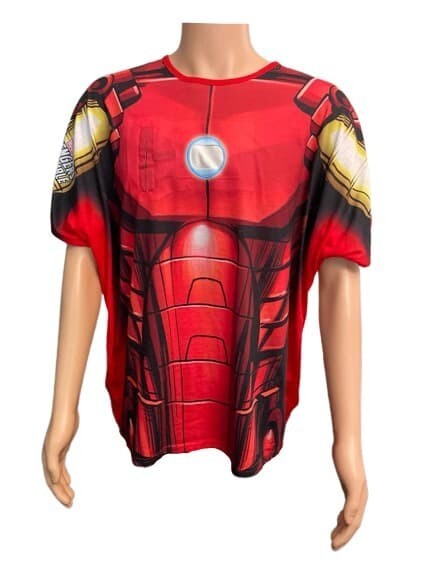 T-Shirt Iron Man Avenger Marvel Studios XL Man Red Boys Top