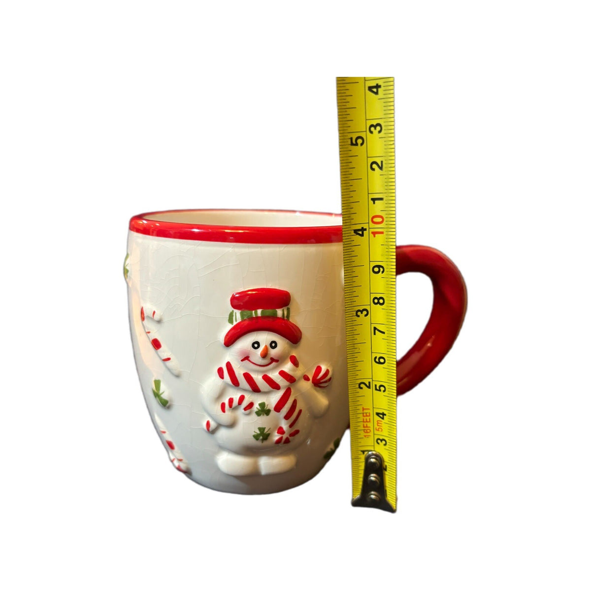 East West Distributing Mug Snowman Christmas Ceramic Coffee Chocolate Tea Cup