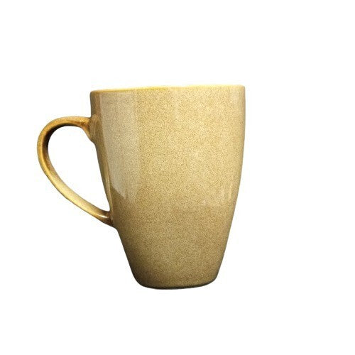 Gibson Elite 4-Mugs REGENT CLASSIC TAUPE 12 Oz, Brown &Tan Stripes Coffee Tea 
