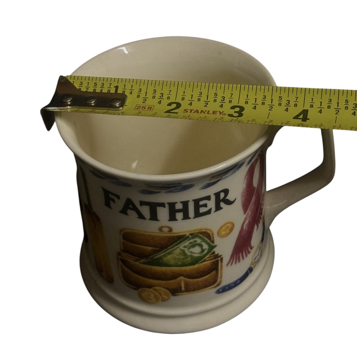 Past Times Father Fine Bone China Mug Oxford England Car Books Gift Cup