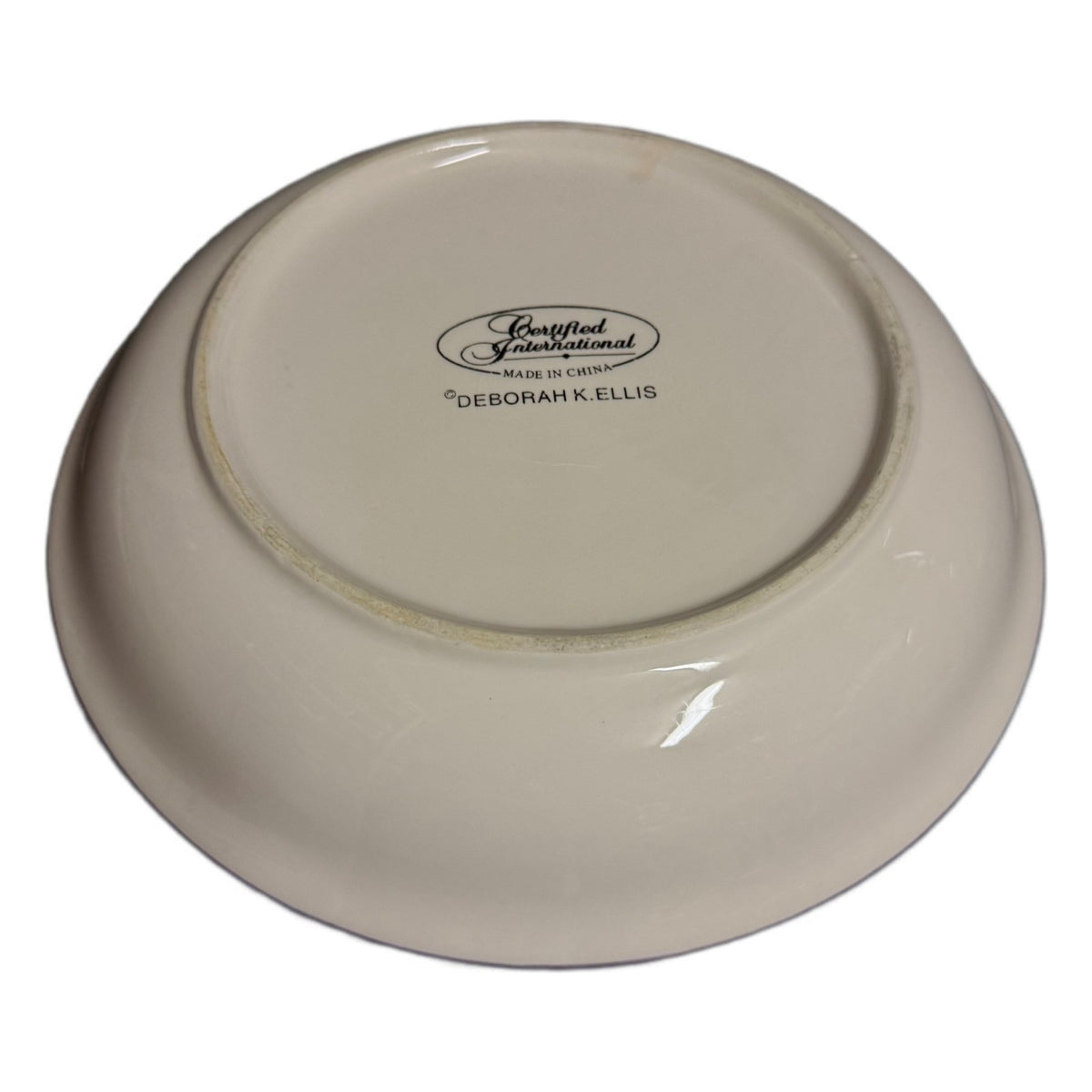 Certified International Wine Grapes Bowl Deborah Ellis Serving Pasta Dish