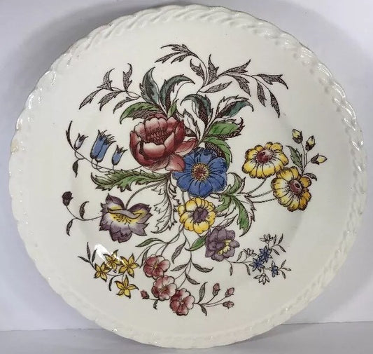 Vintage Vernon Kilns MAY FLOWER Hand Painted Dinnerware Collection USA