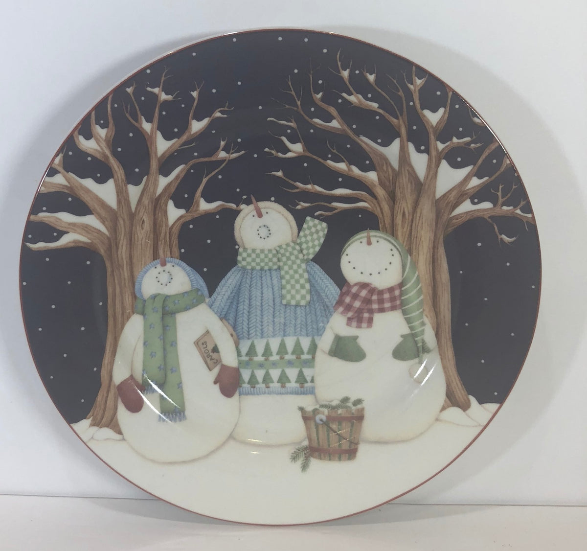 Debbie Mumm Winter Wonders Salad/Dessert Plate Zak Designs Dinnerware Collection