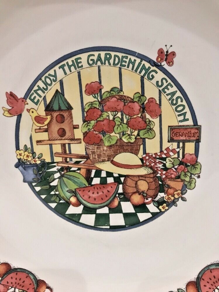 International Tableworks GARDENING SEASON Stoneware Dinnerware Collection