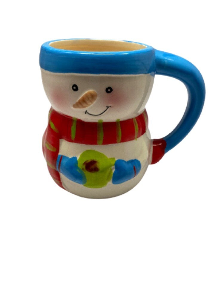 BAY ISLAND Snowman Ceramic Coffee Mug / Cup
