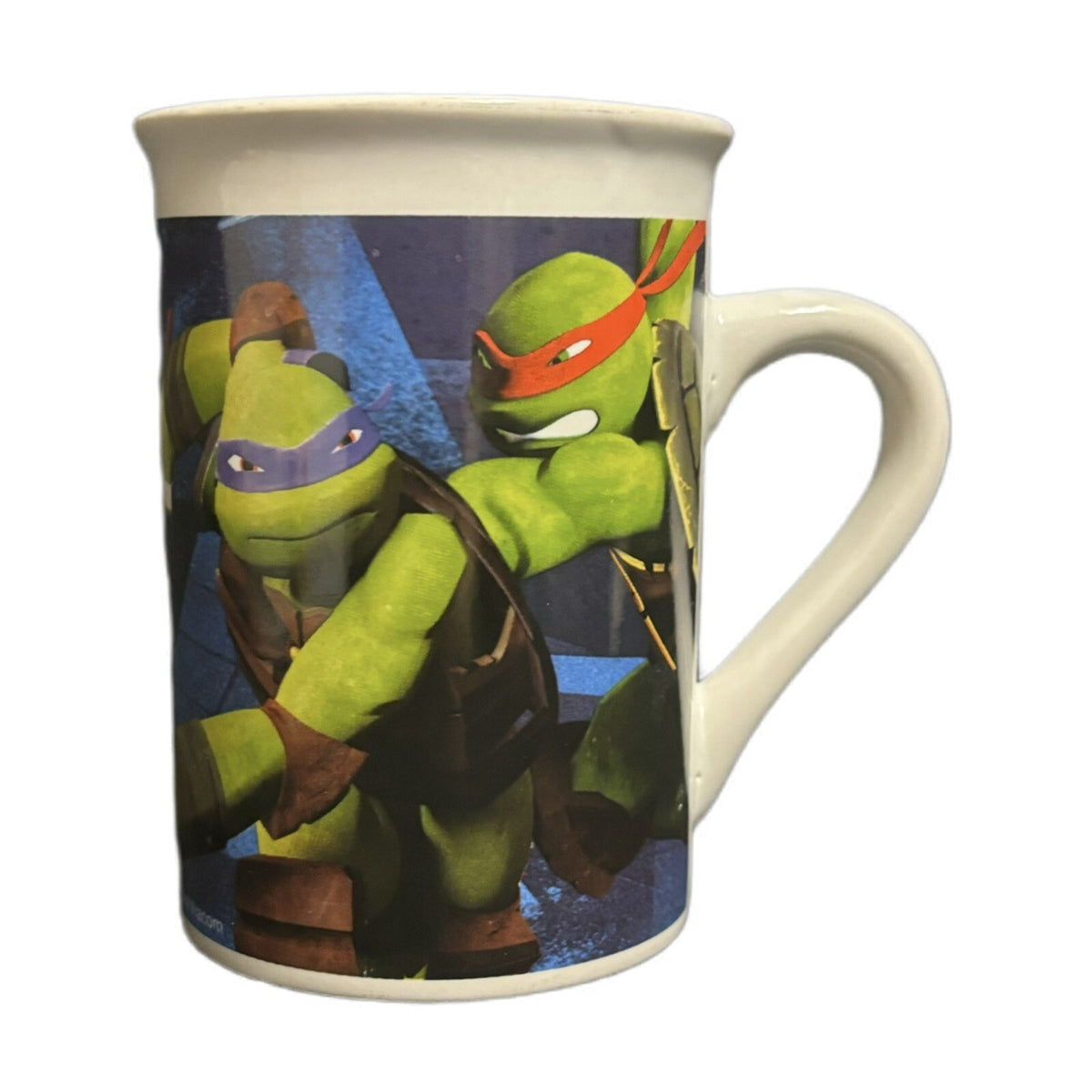 2014 Viacom TMNT Teenage Mutant Ninja Turtles Ceramic Coffee Mug Michelangelo